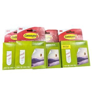 Command Poster Strips Pack 72 Strips - Damage Free Hanging